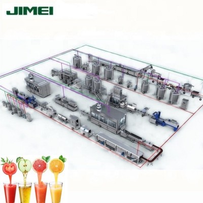 Complete automatic fresh juice processing machinery/juice machine