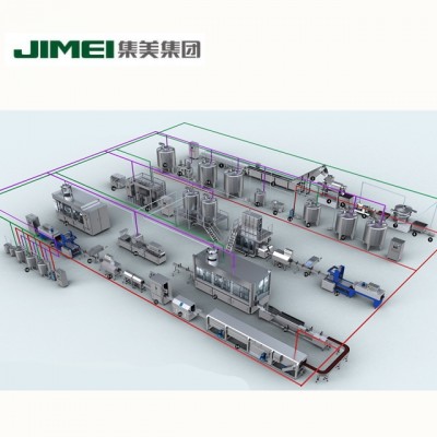 high quality stainless steel complete automatic water bottle production line processing plant machines(Shanghai Jimei)