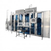 Production line is for producing various kinds of carbonated soft drinks, soda water